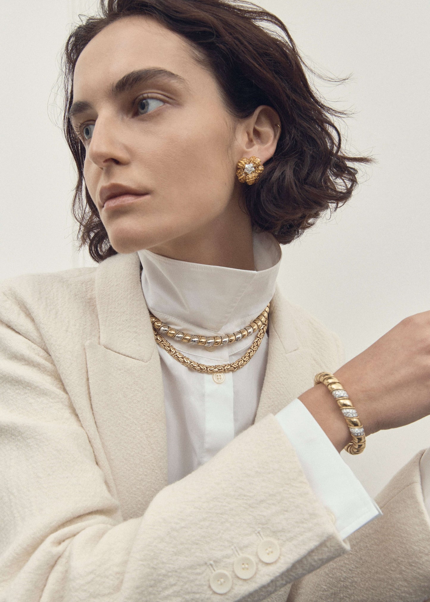 Vintage Sabbadini Twist Necklace