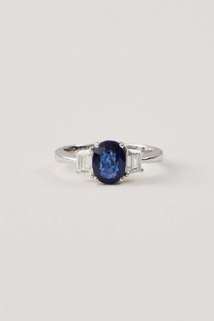 Sapphire Oval Ring