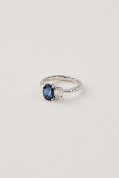 Sapphire Oval Ring
