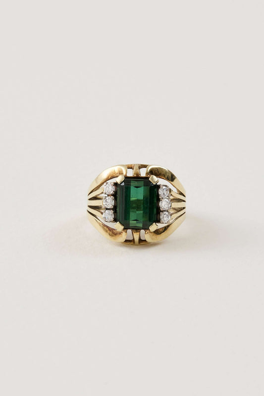 Mid-Century Tourmaline Ring