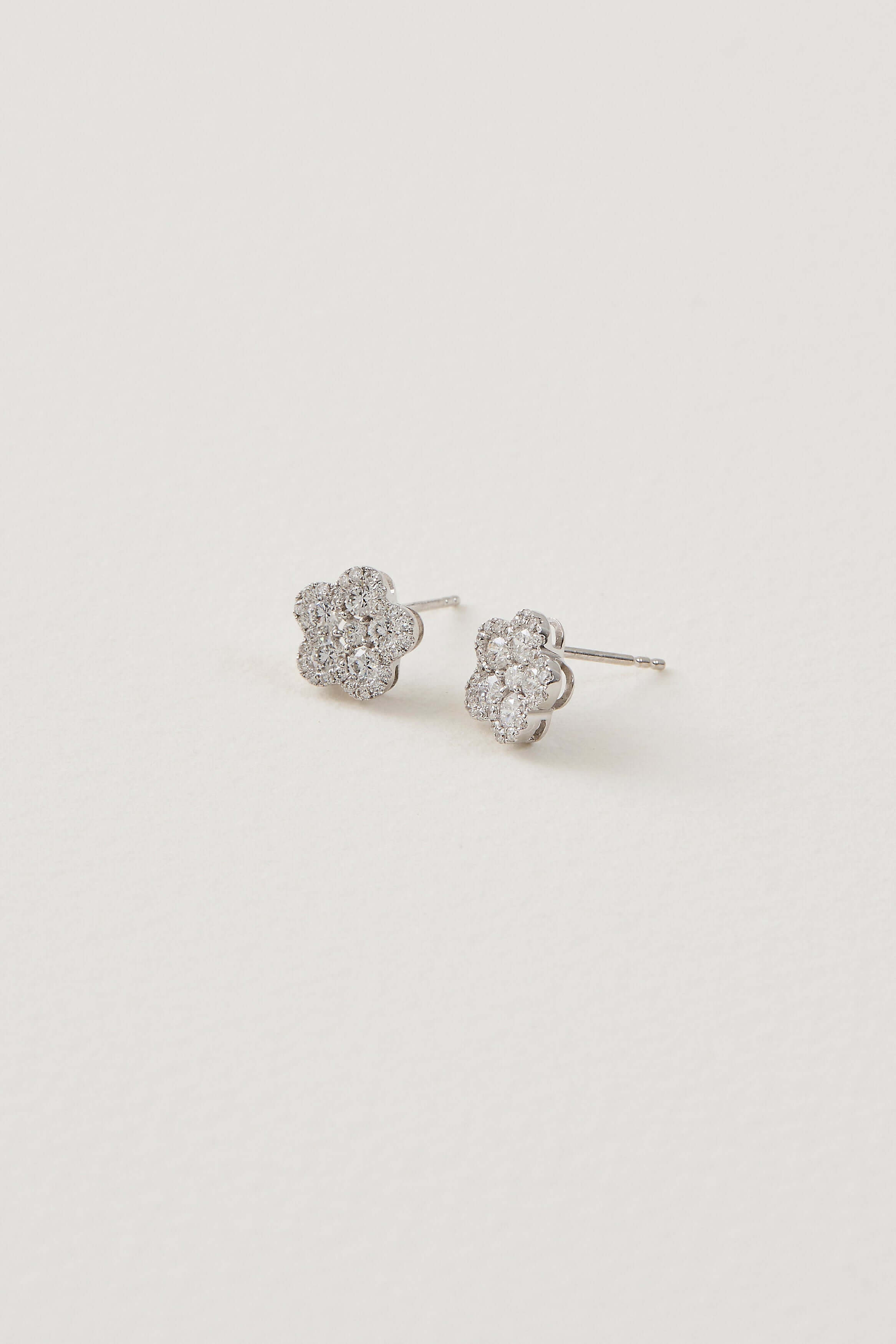 Diamond Flora Studs