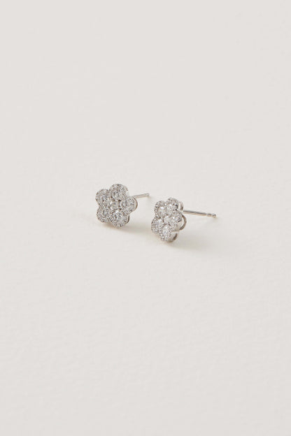 Diamond Flora Studs