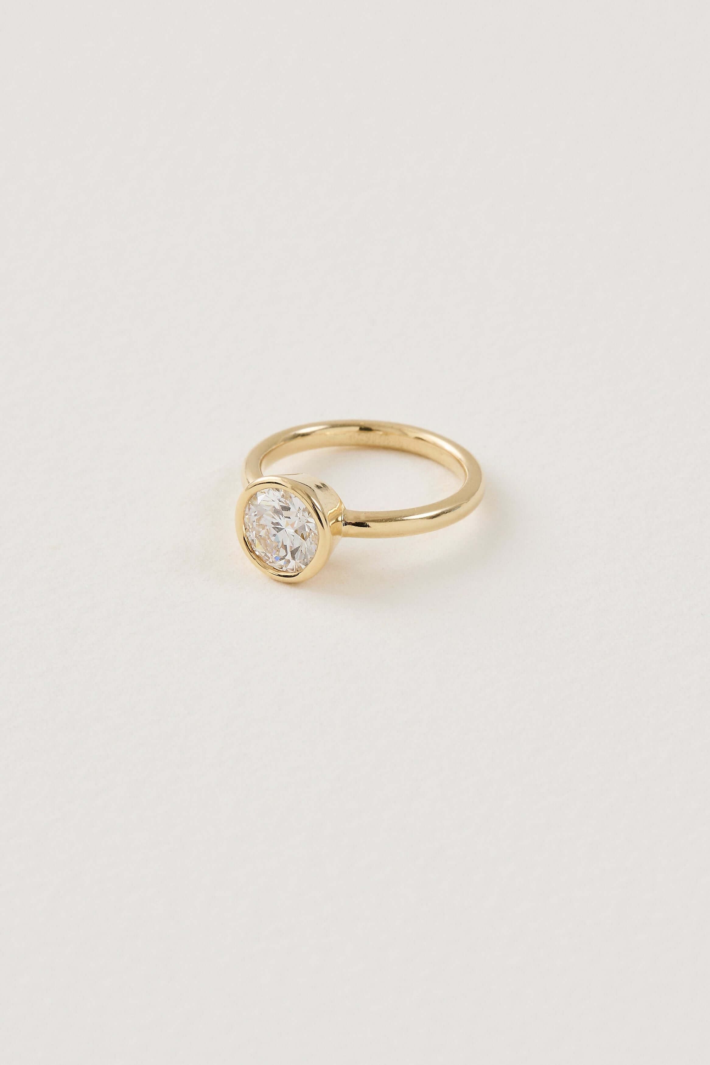 Bezel Solitaire Ring