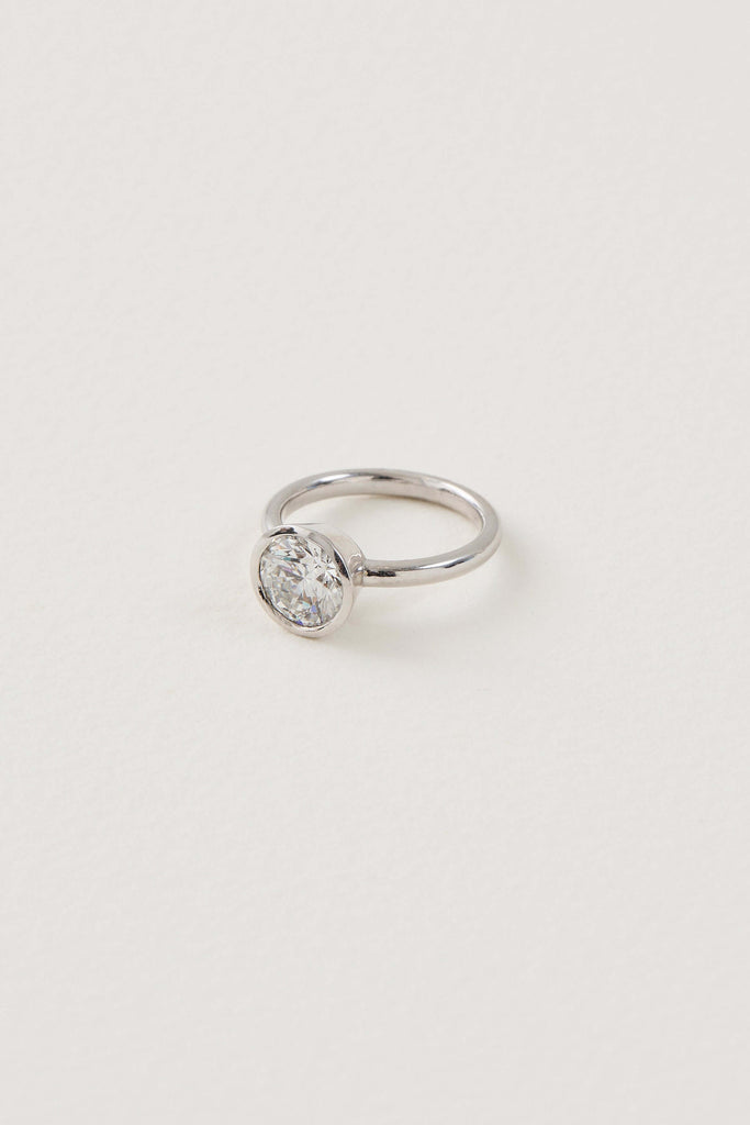 Bezel Solitaire Ring