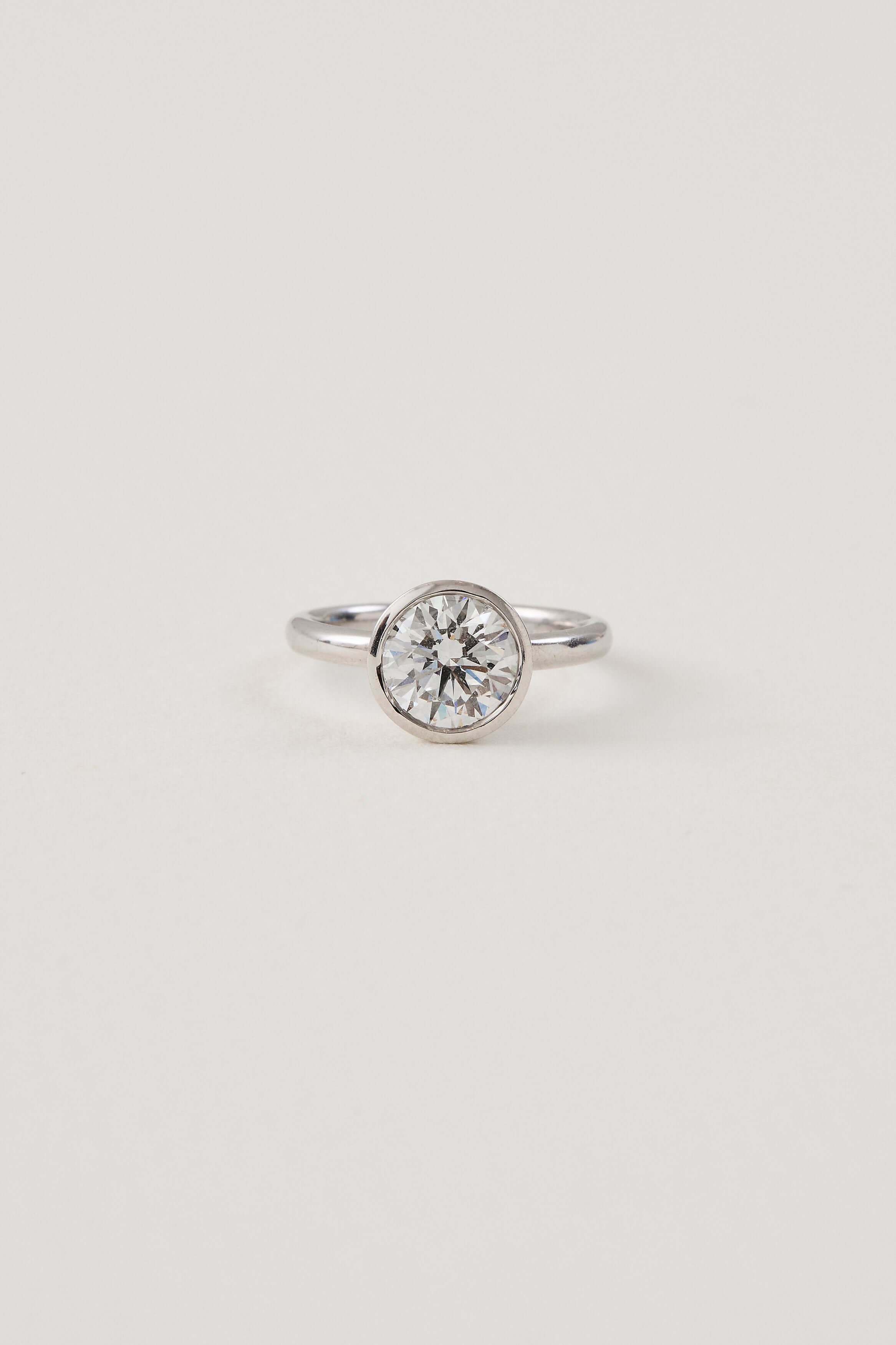 Bezel Solitaire Ring