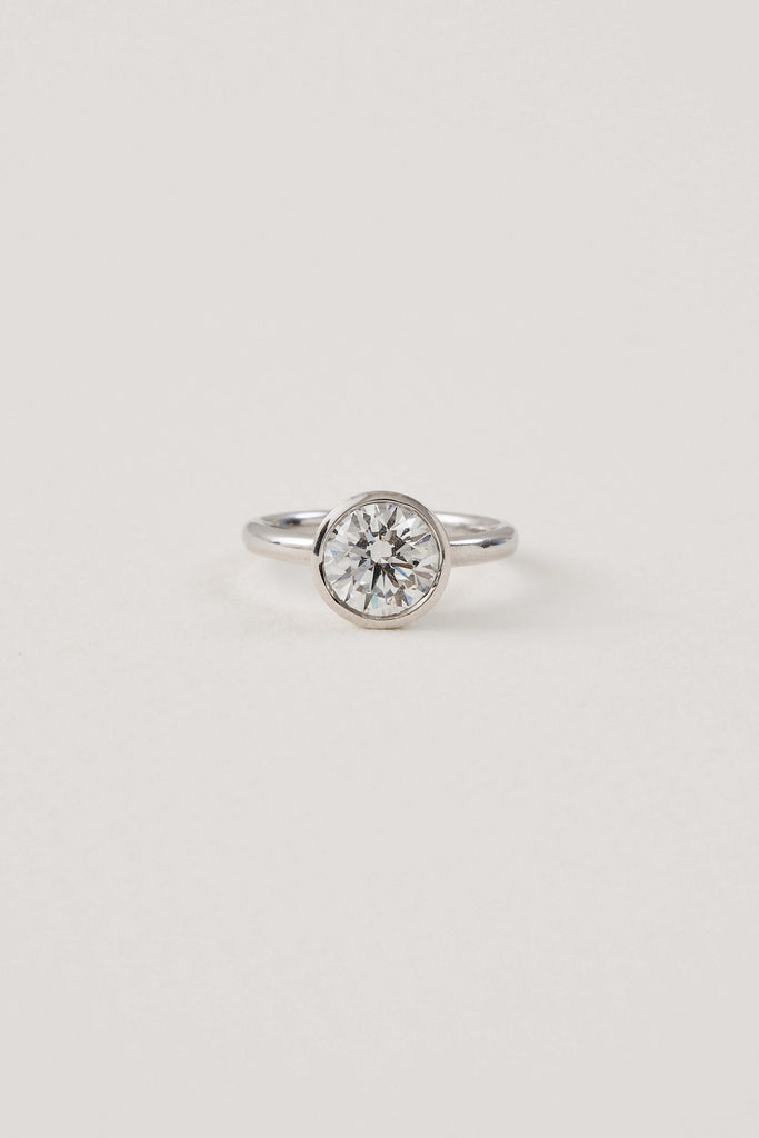 Bezel Solitaire Ring
