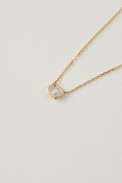 Diamond East-West Mystere Necklace
