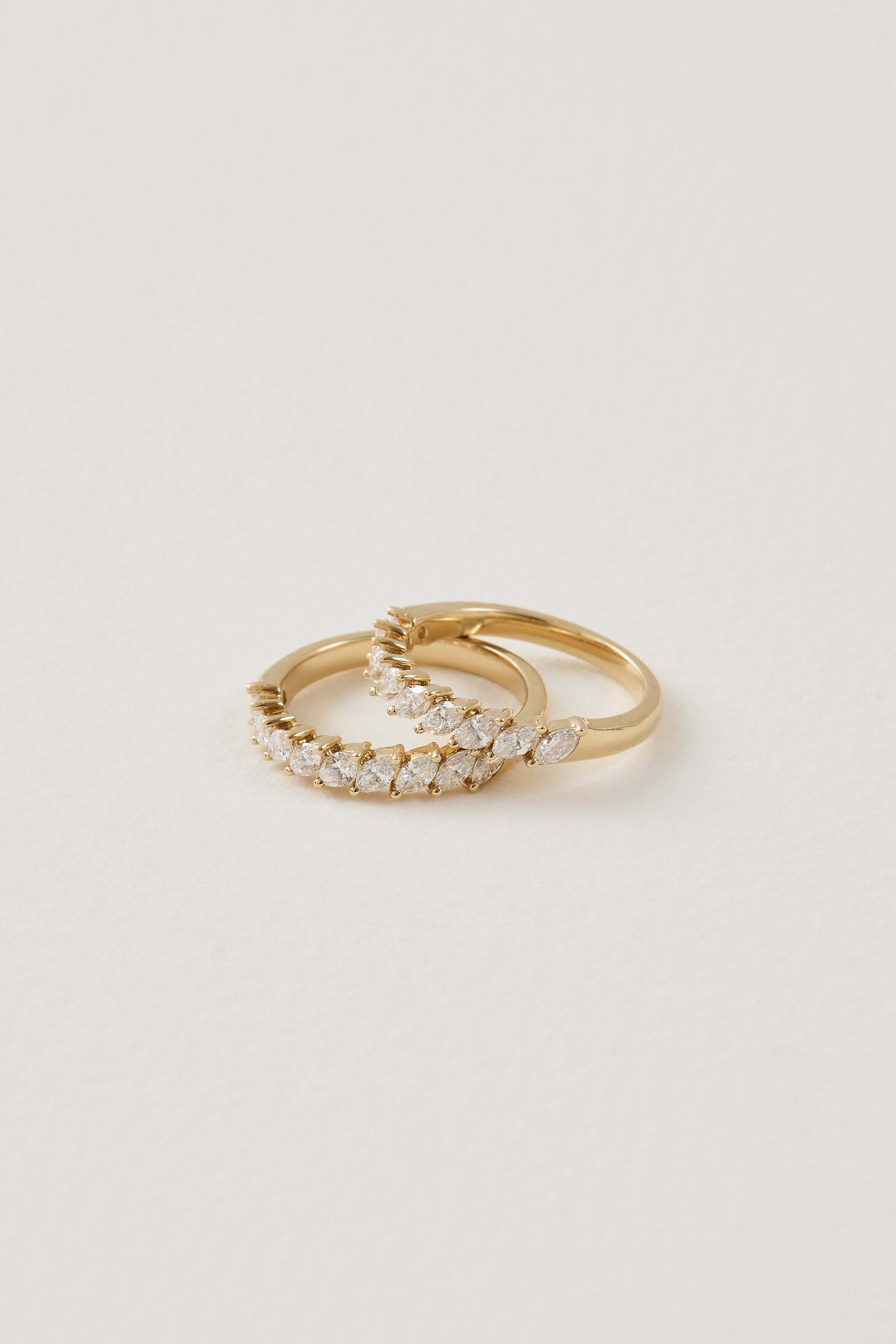 Marquise Half Eternity Band