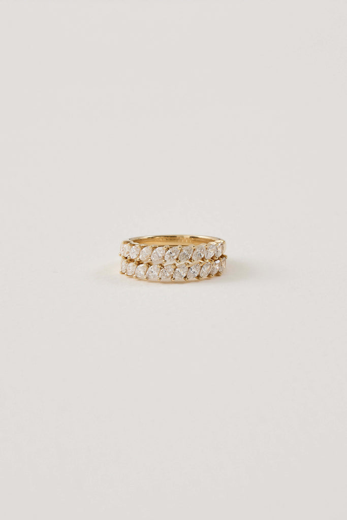 Marquise Half Eternity Band