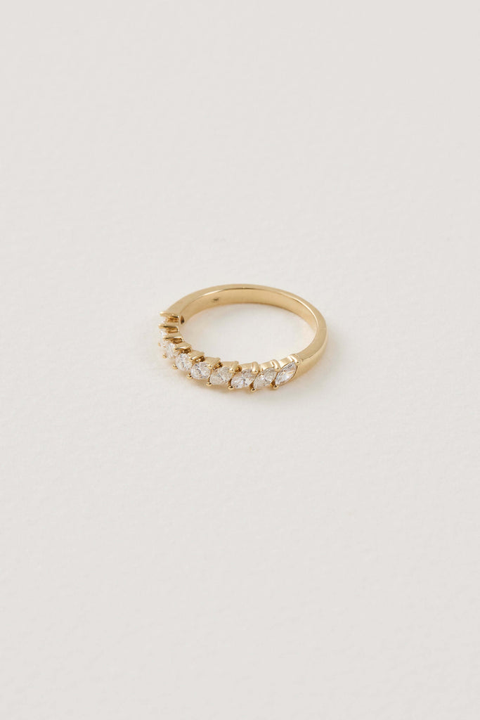Marquise Half Eternity Band