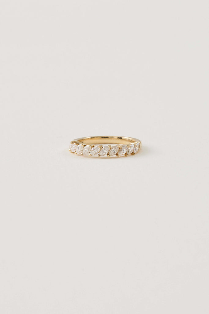 Marquise Half Eternity Band