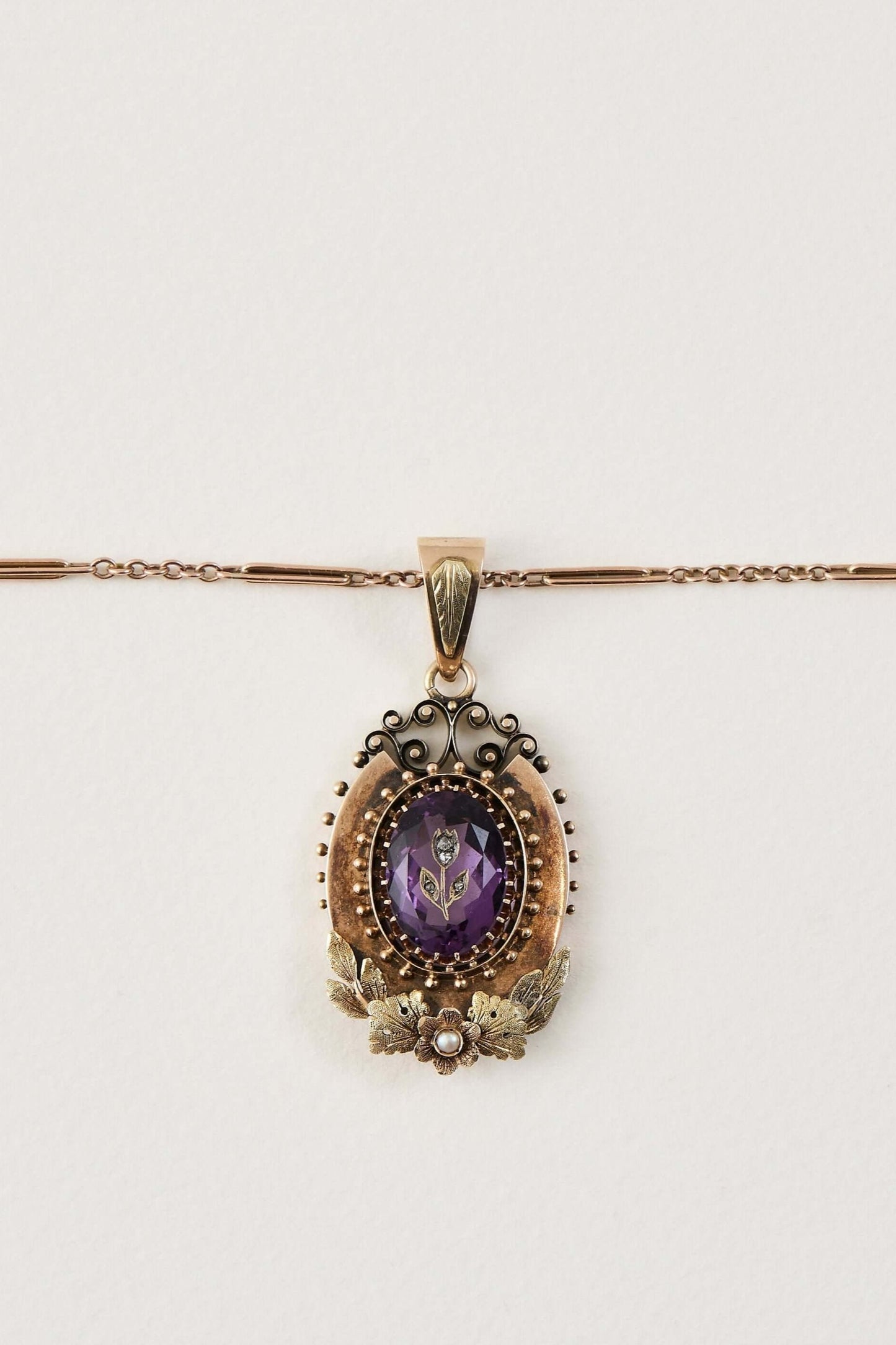 Victorian Amethyst Pendant – Keshett Jewellery