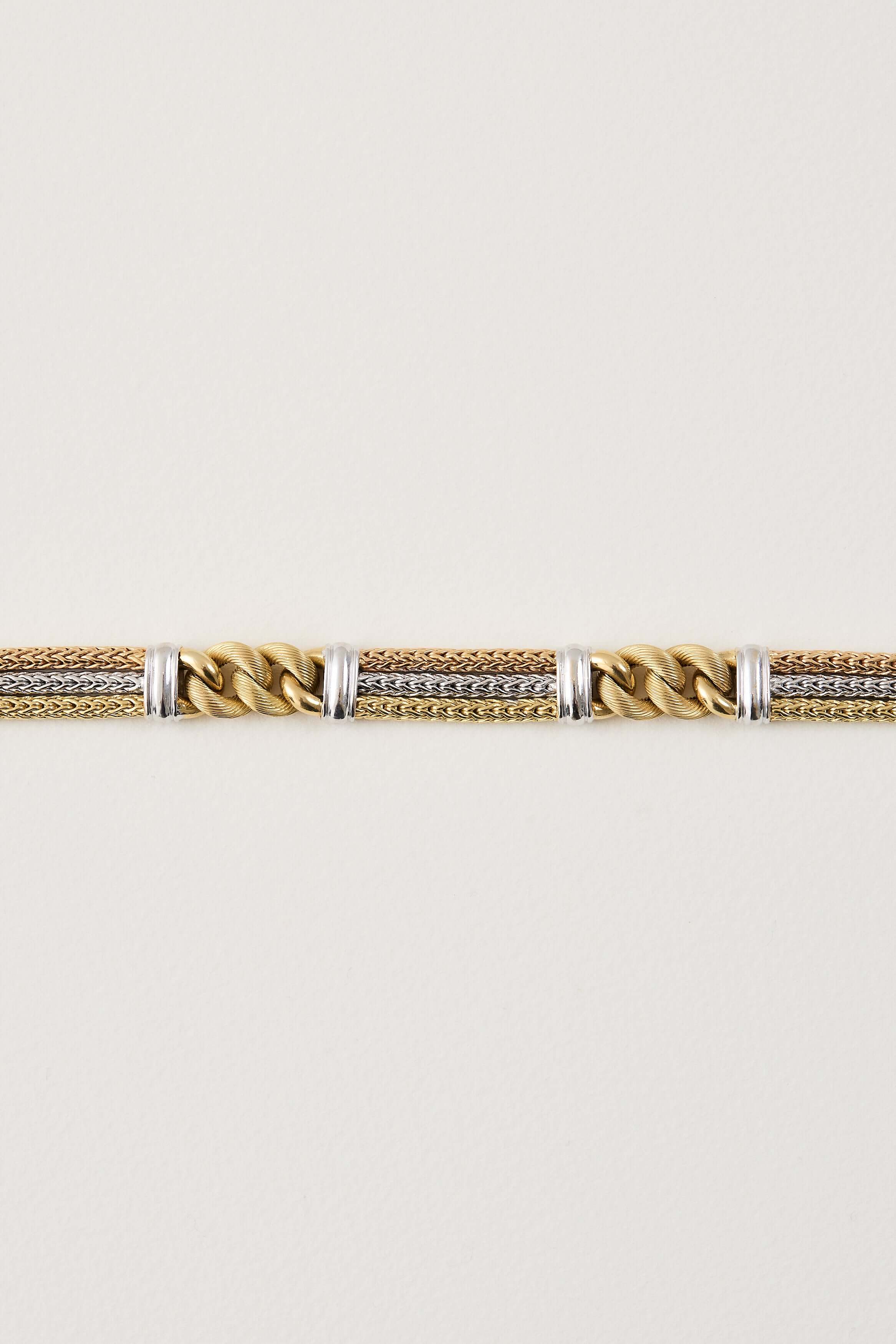 Mid-Century Gold Bracelet