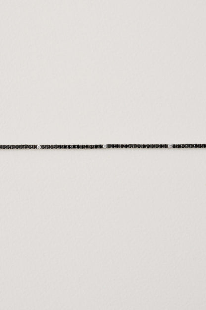 Black Diamond Tennis Bracelet