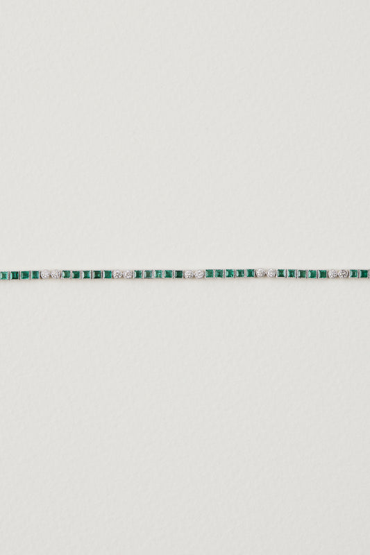 Emerald Tennis Bracelet