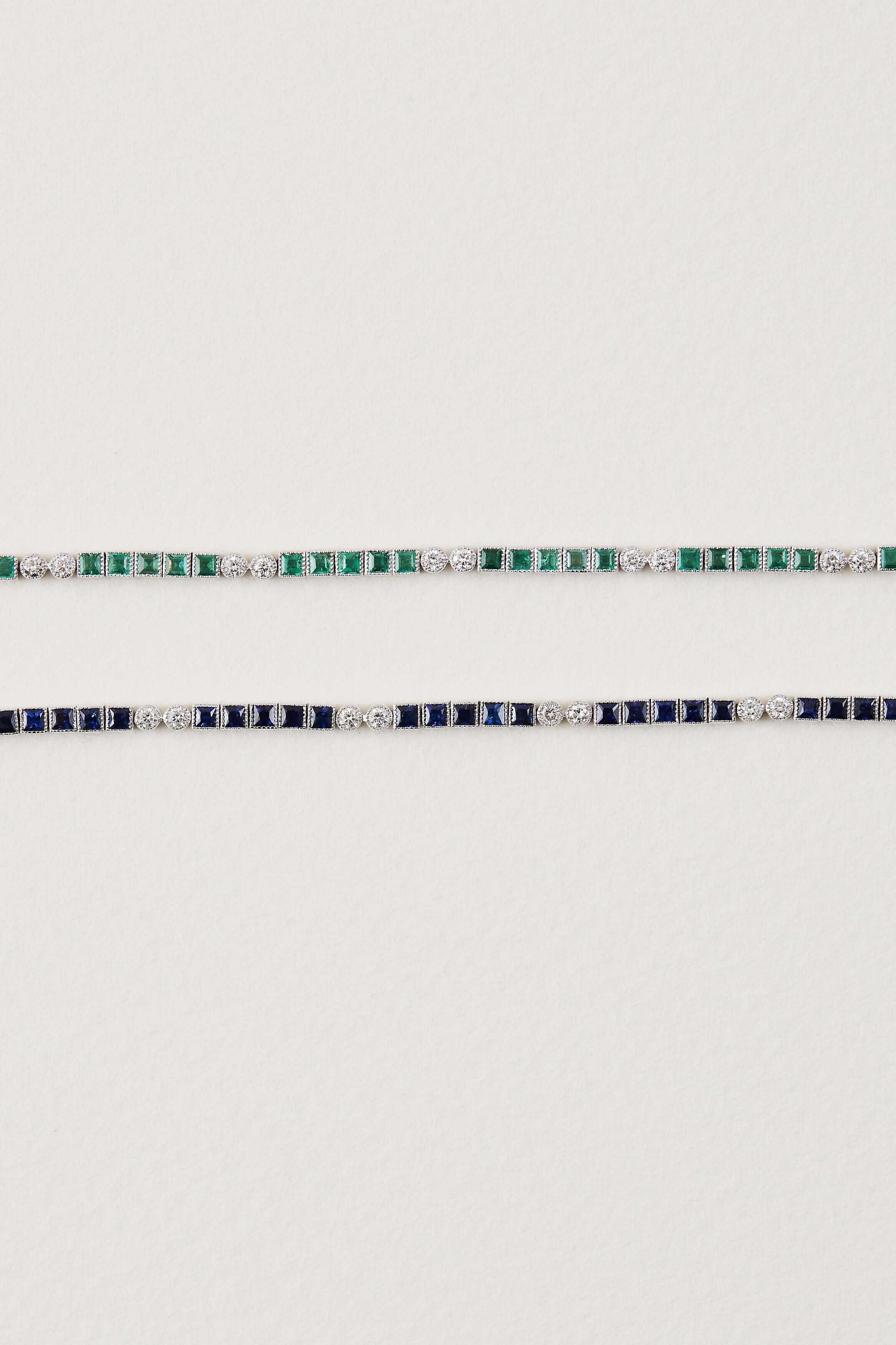 Sapphire Tennis Bracelet