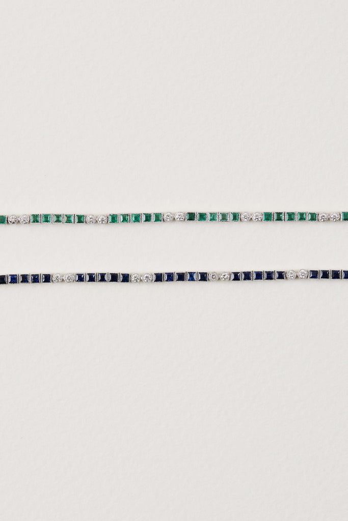 Sapphire Tennis Bracelet