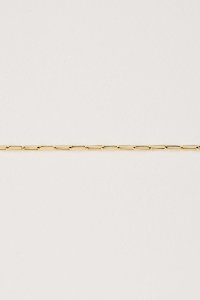 Midi Paper Clip Gold Chain