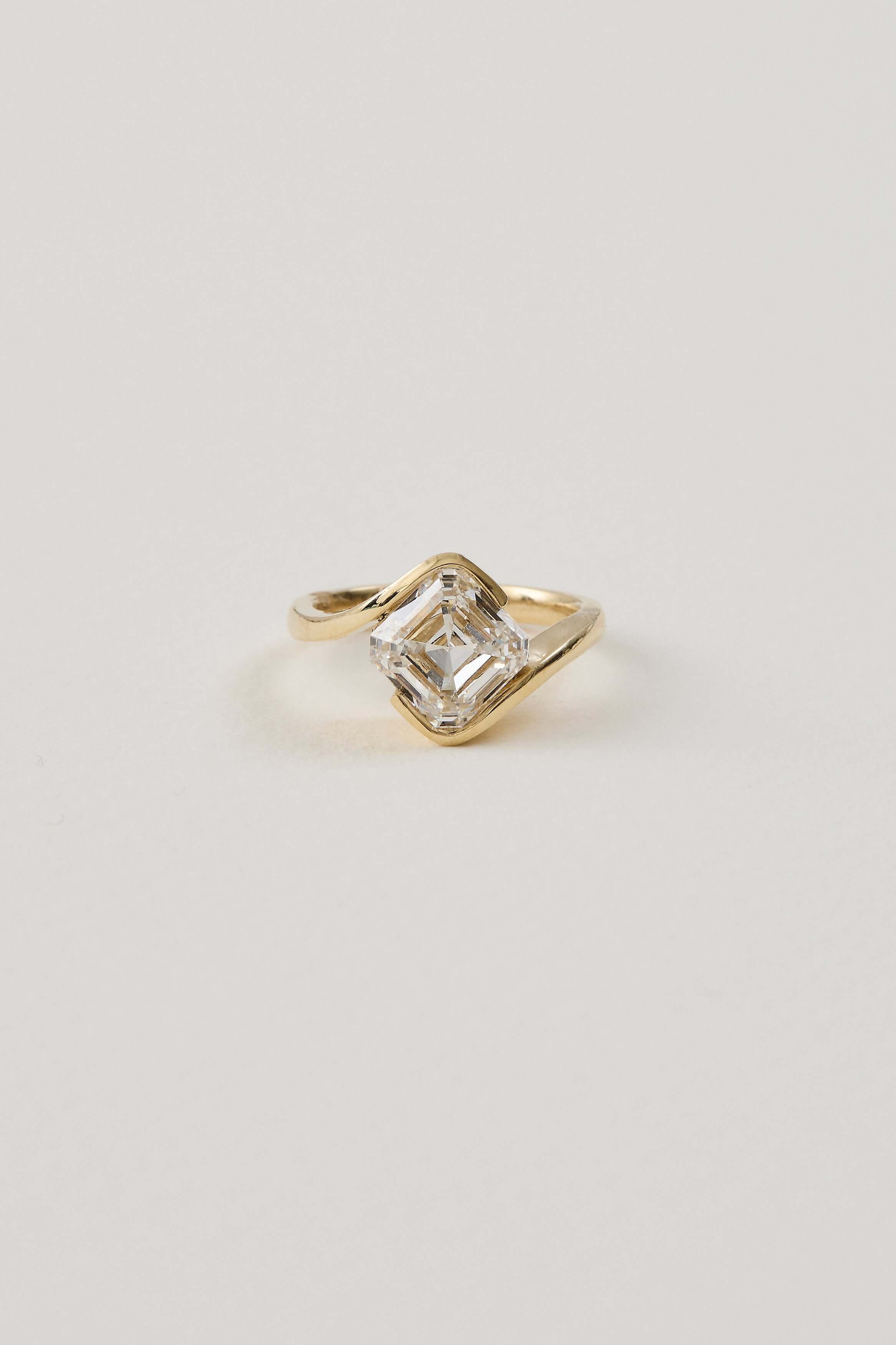 Asscher Embrace Ring