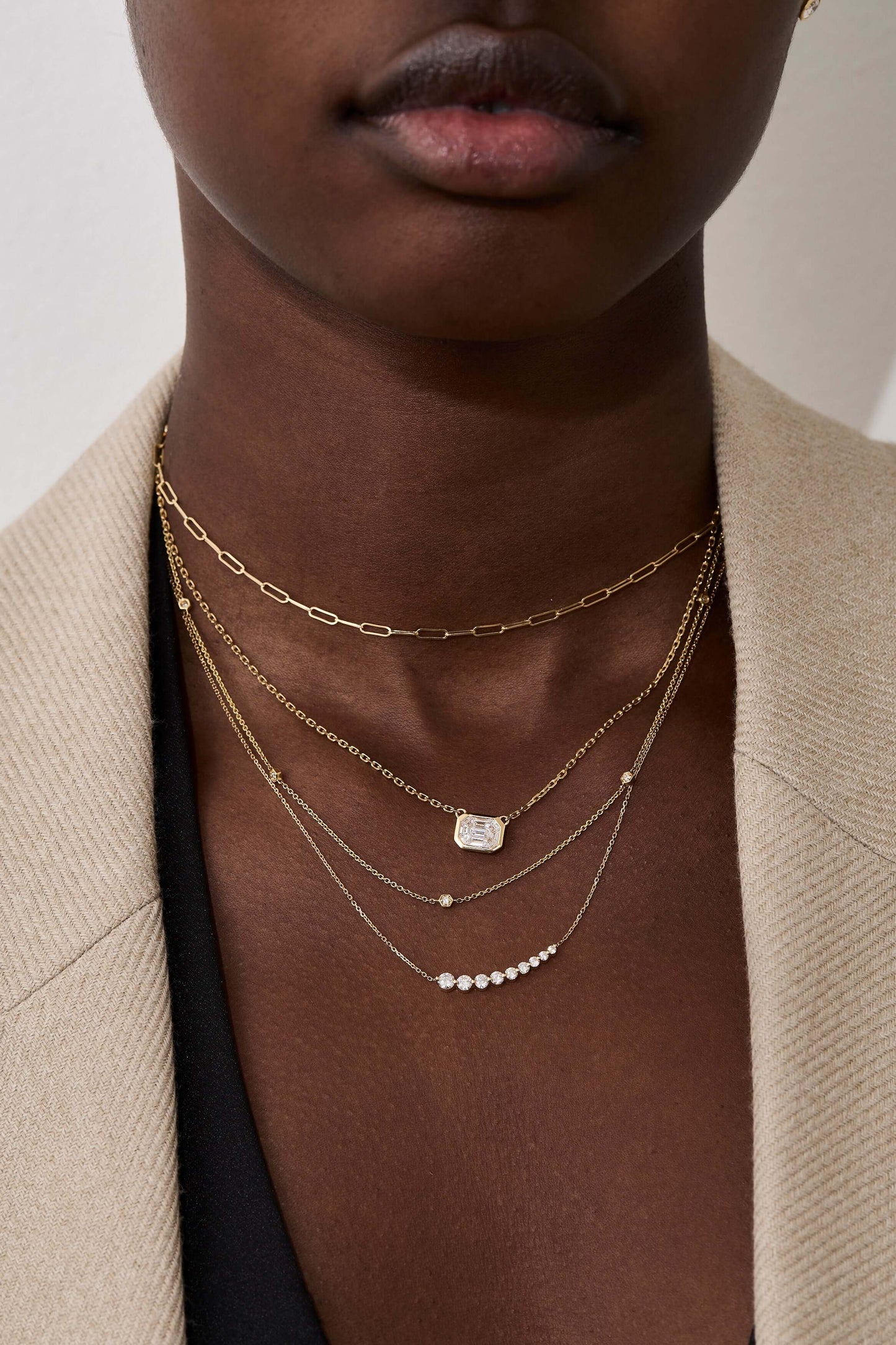 Diamond Blob Necklace