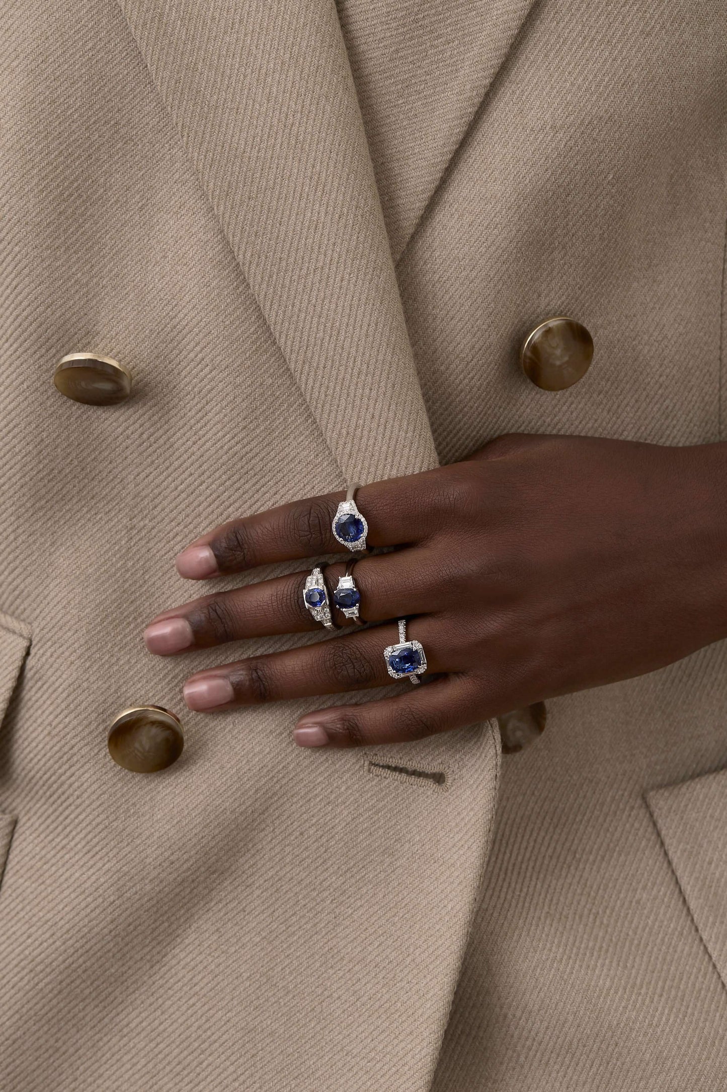 Sapphire Oval Ring