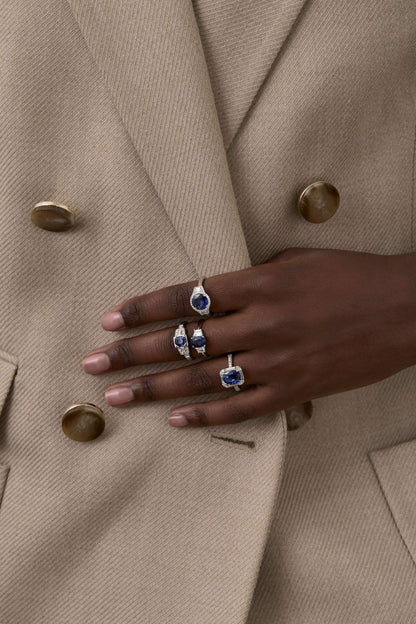 Sapphire Oval Ring
