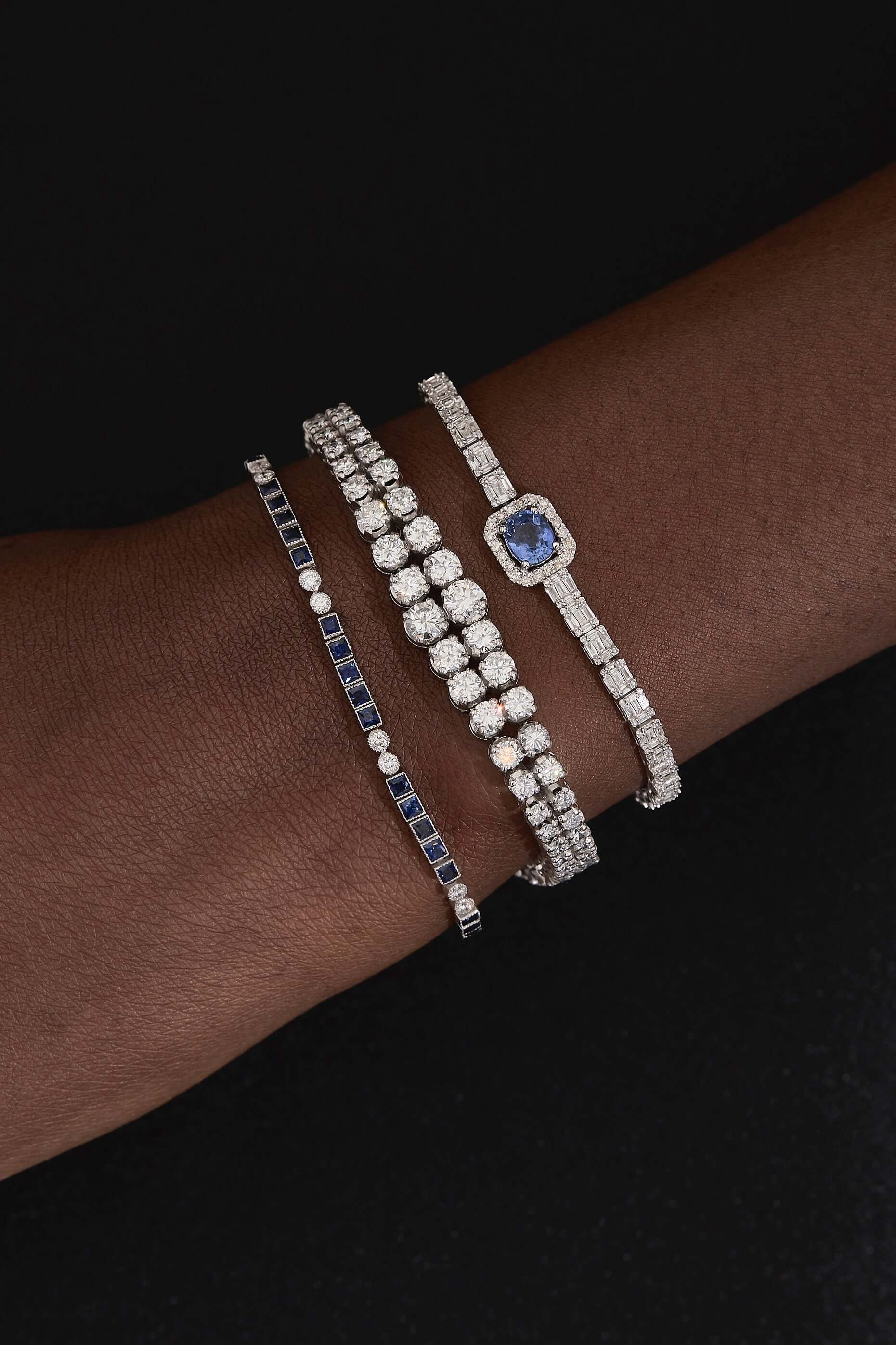 Sapphire Tennis Bracelet