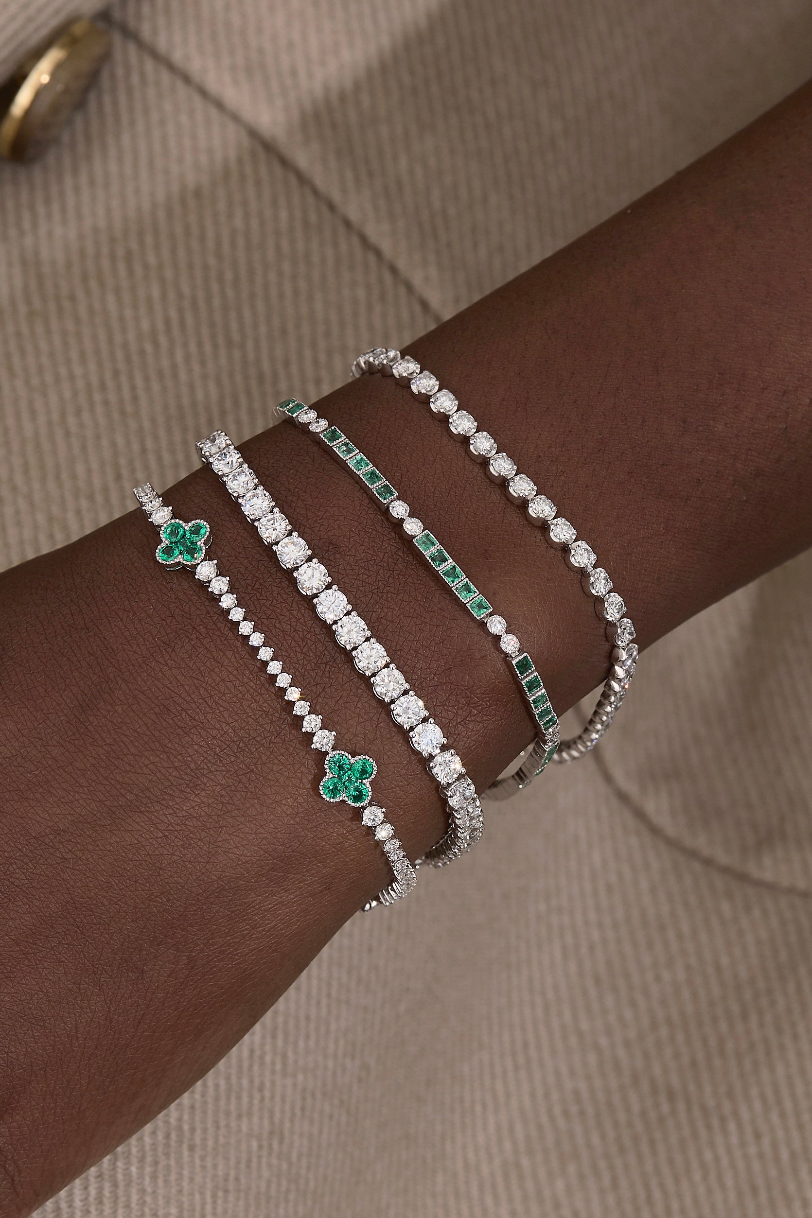 Emerald Tennis Bracelet