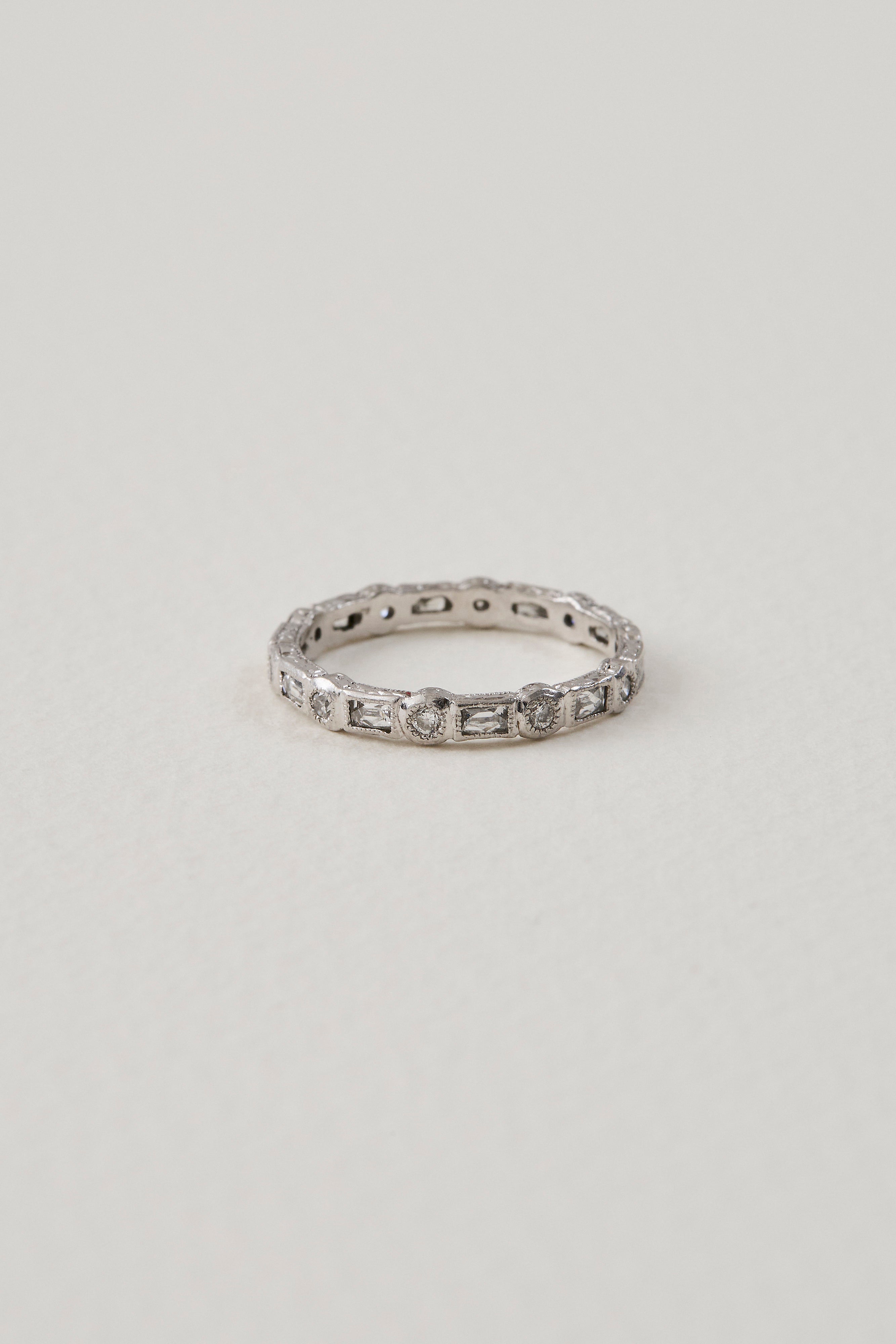 Mid-Century Diamond Eternity Band