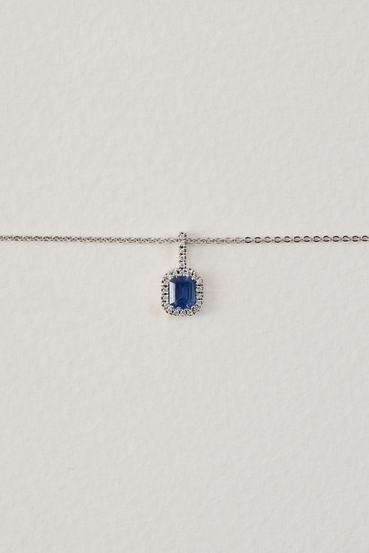 Sapphire Pendant Necklace