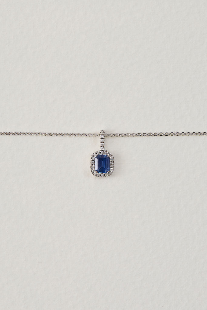 Sapphire Pendant Necklace