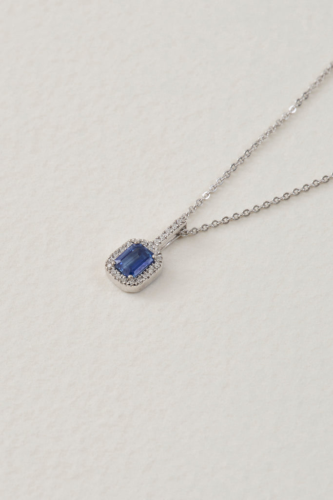 Sapphire Pendant Necklace
