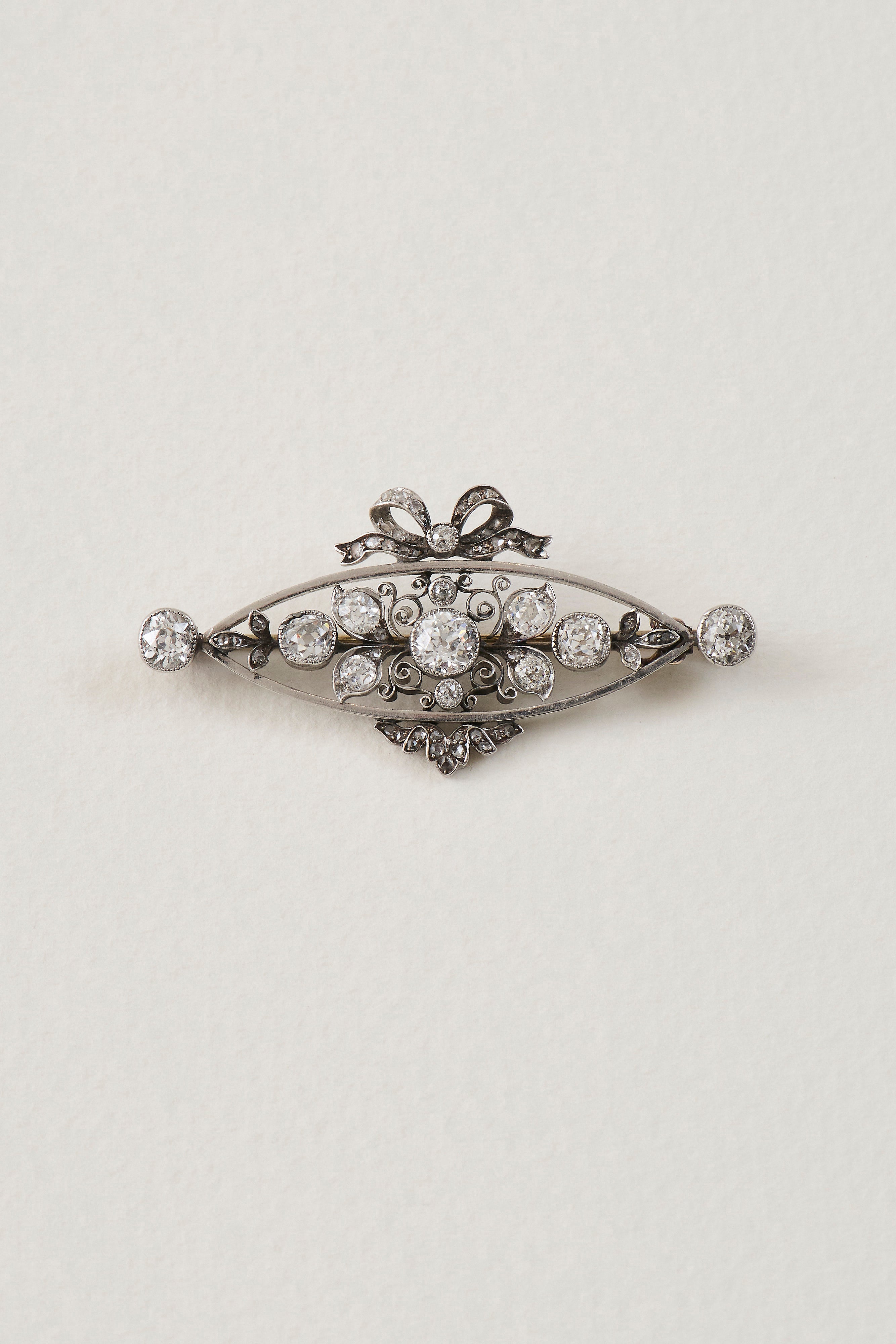 Art Deco Diamond Brooch