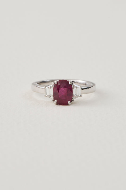 Ruby Oval Ring