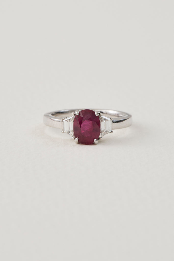Ruby Oval Ring