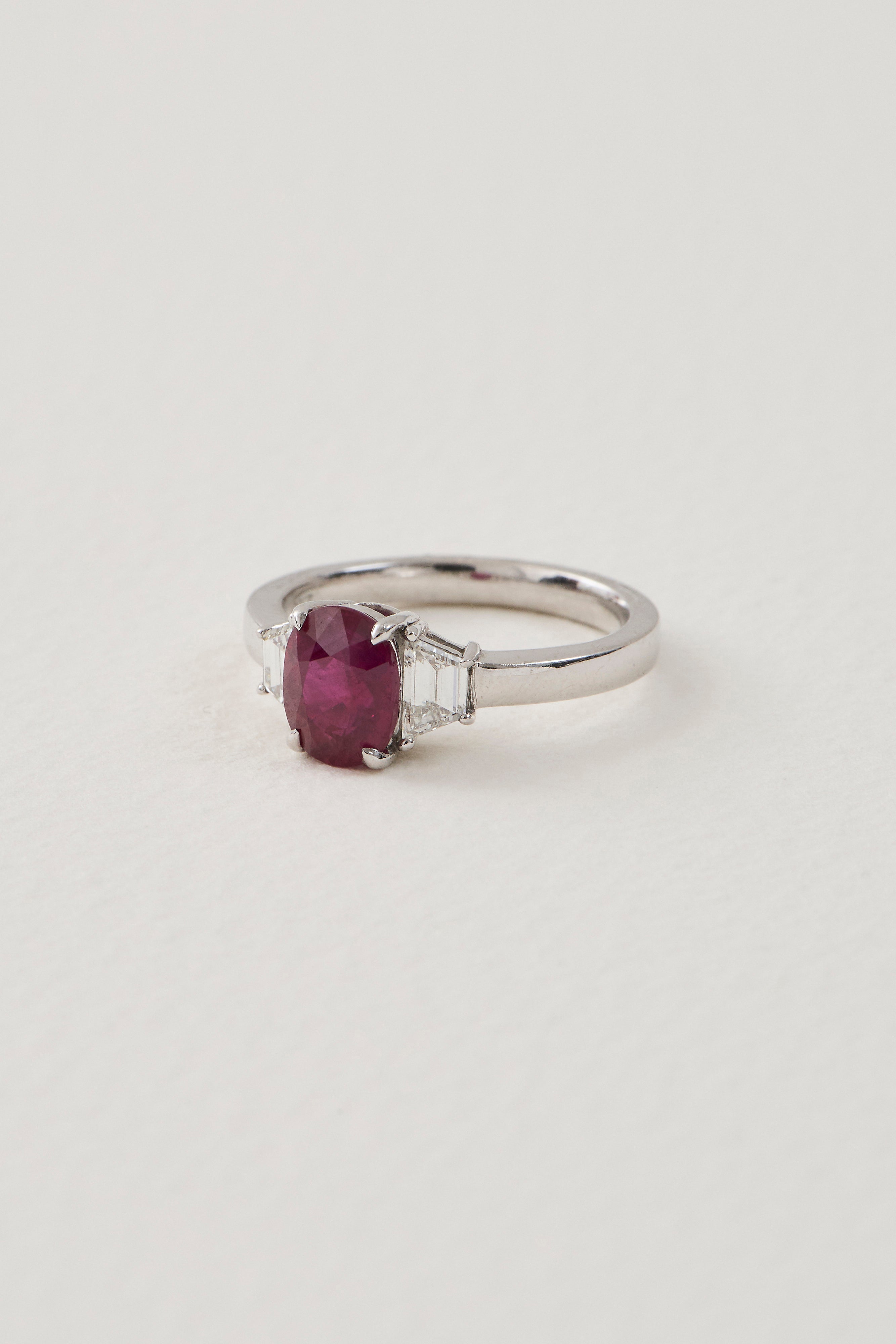 Ruby Oval Ring