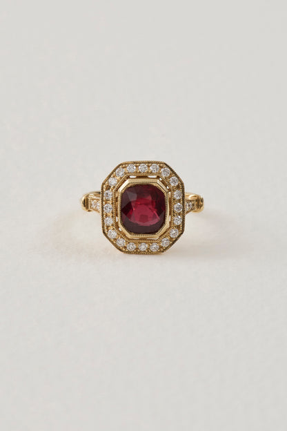 Ruby Deco Ring