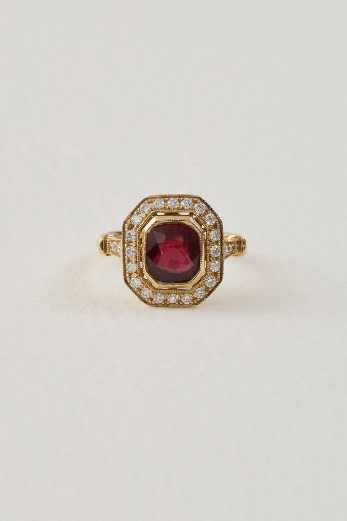Ruby Deco Ring