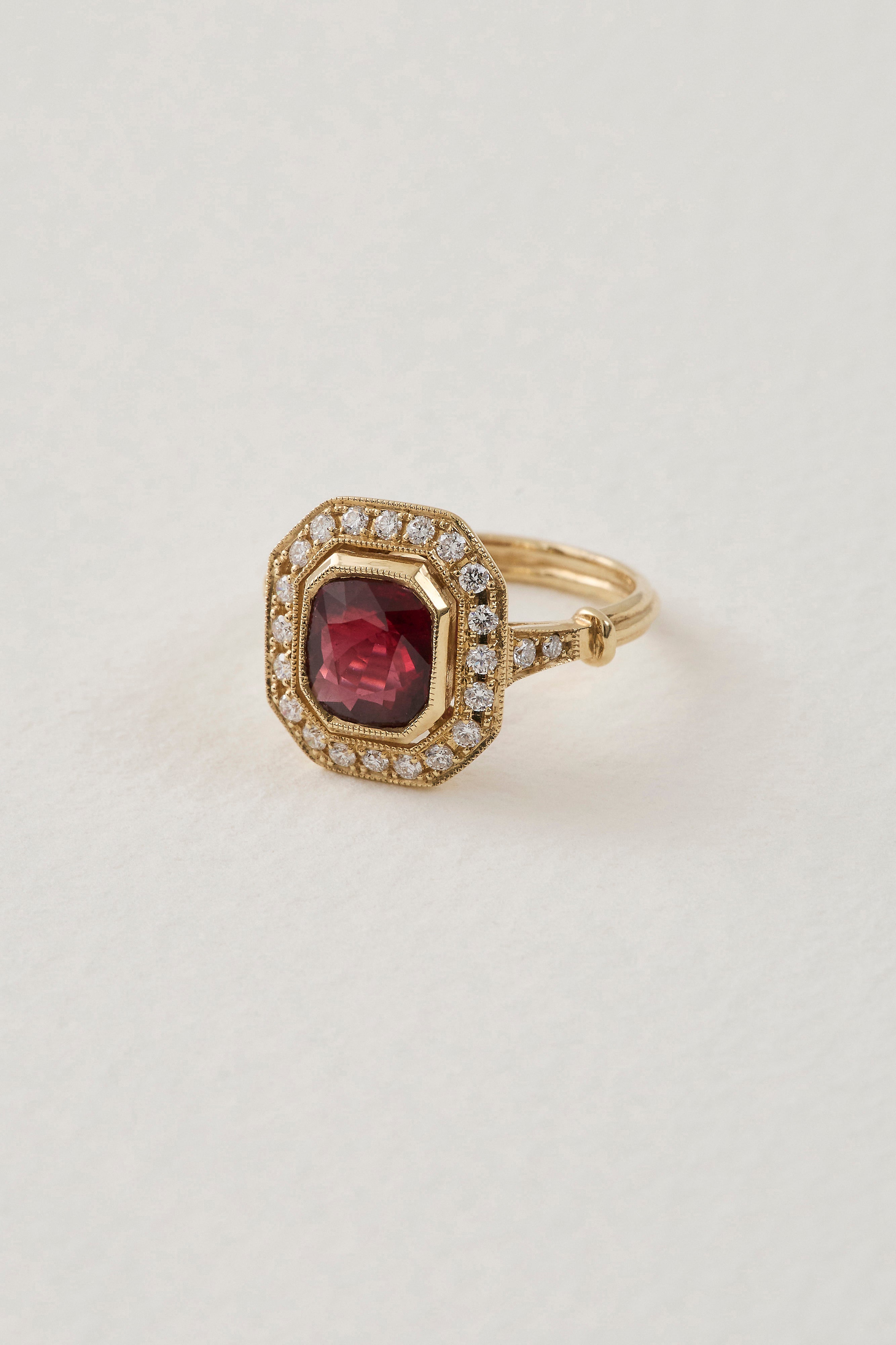 Ruby Deco Ring