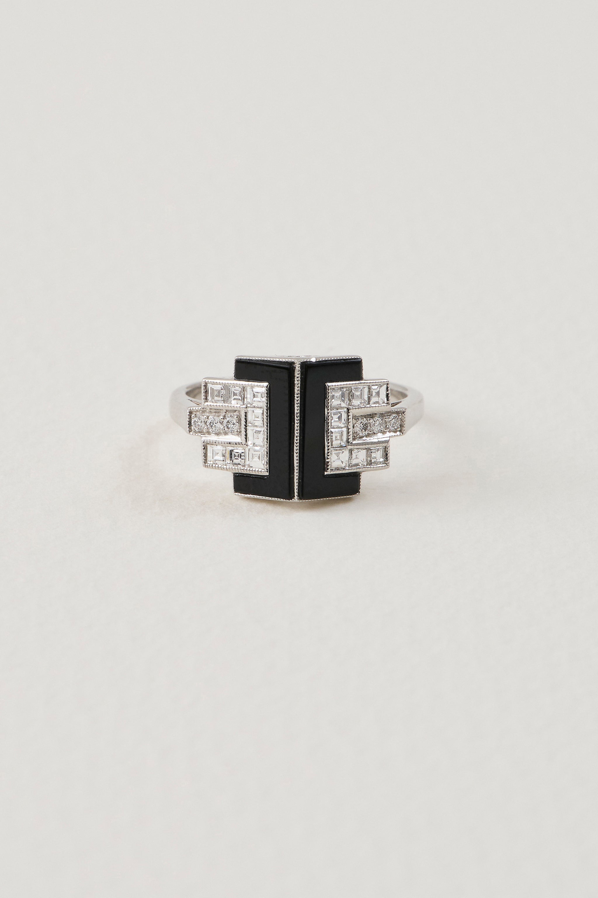 Onyx Deco Ring