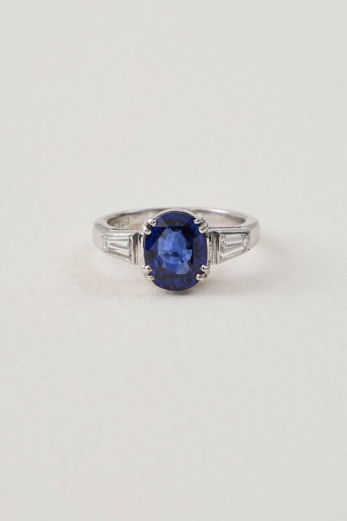Sapphire Oval Ring