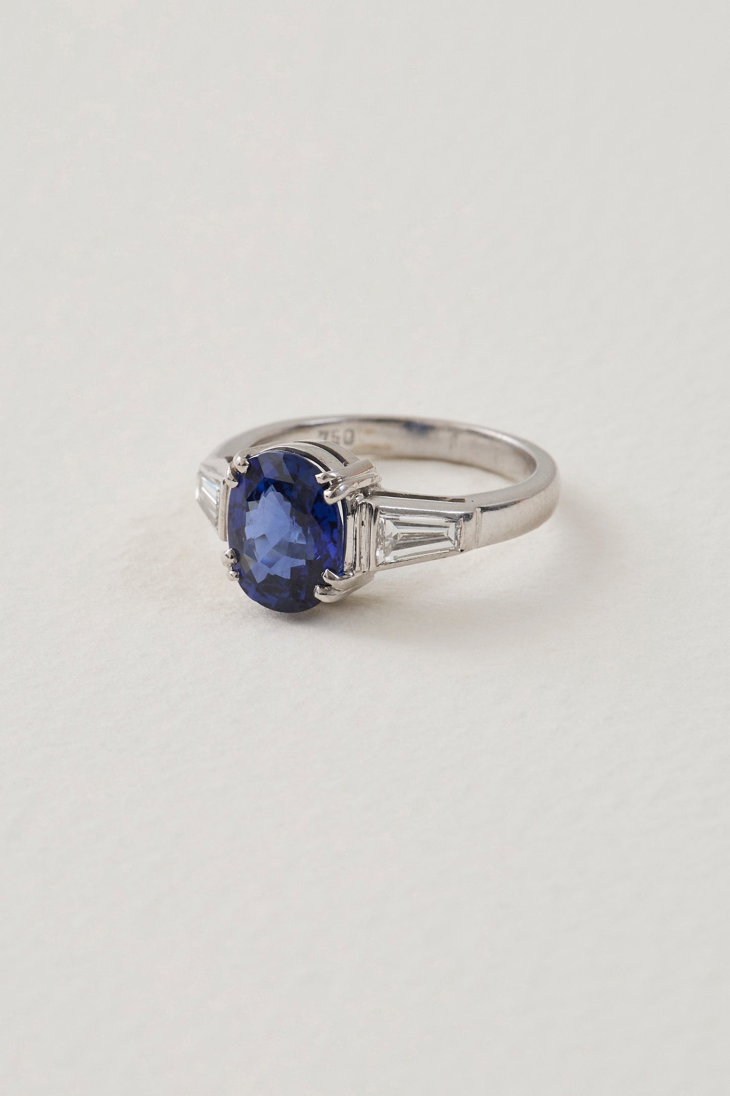 Sapphire Oval Ring