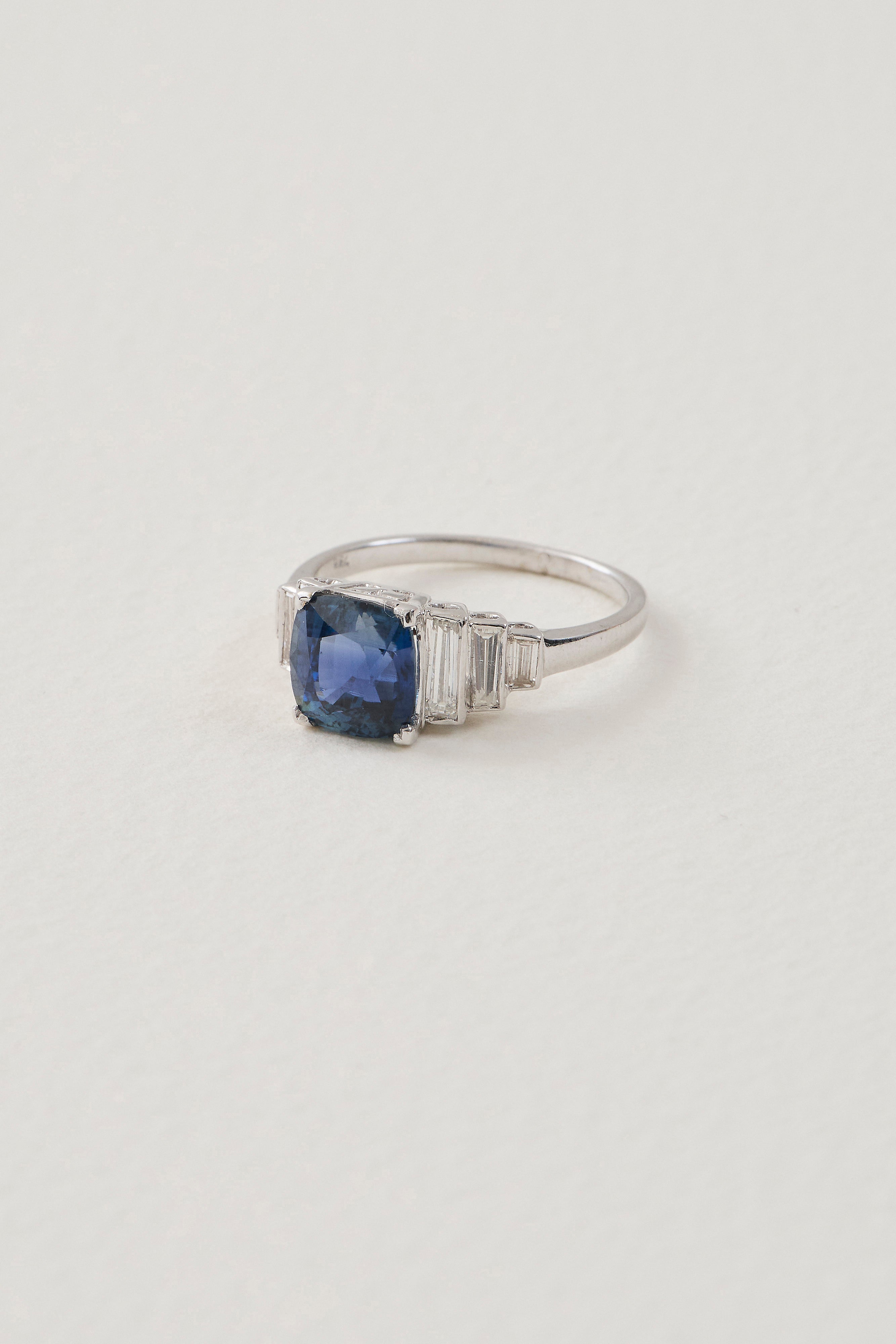 Sapphire Trilogy Ring