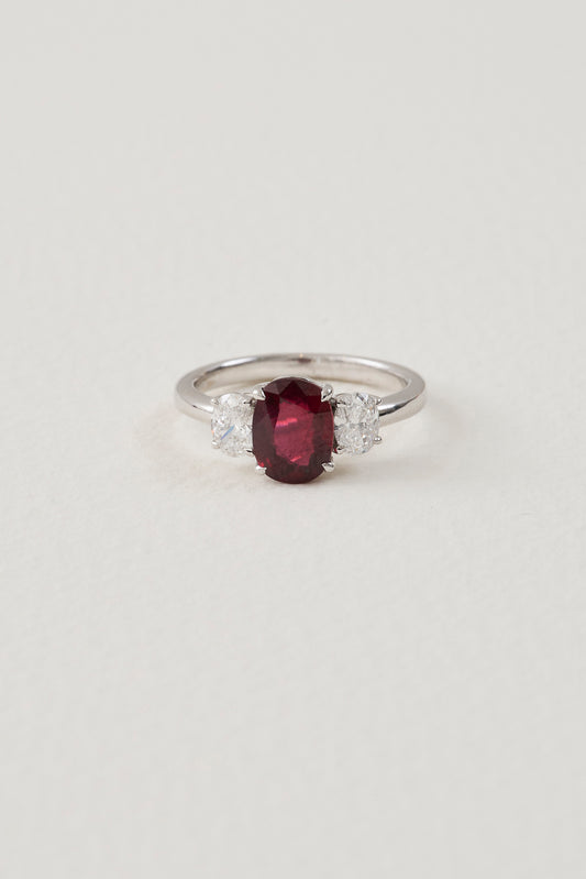 Ruby Oval Ring