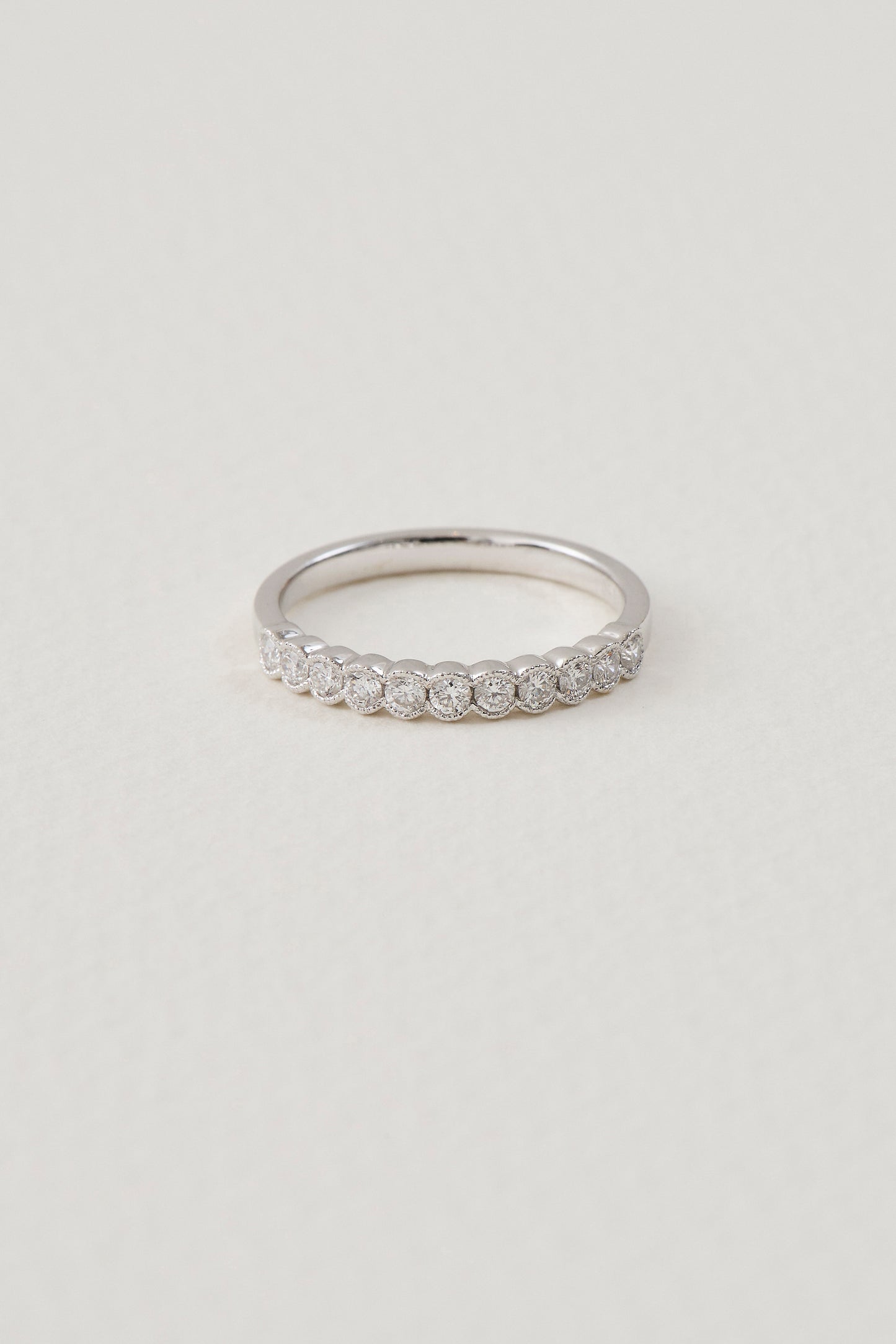 Diamond Half Eternity Band