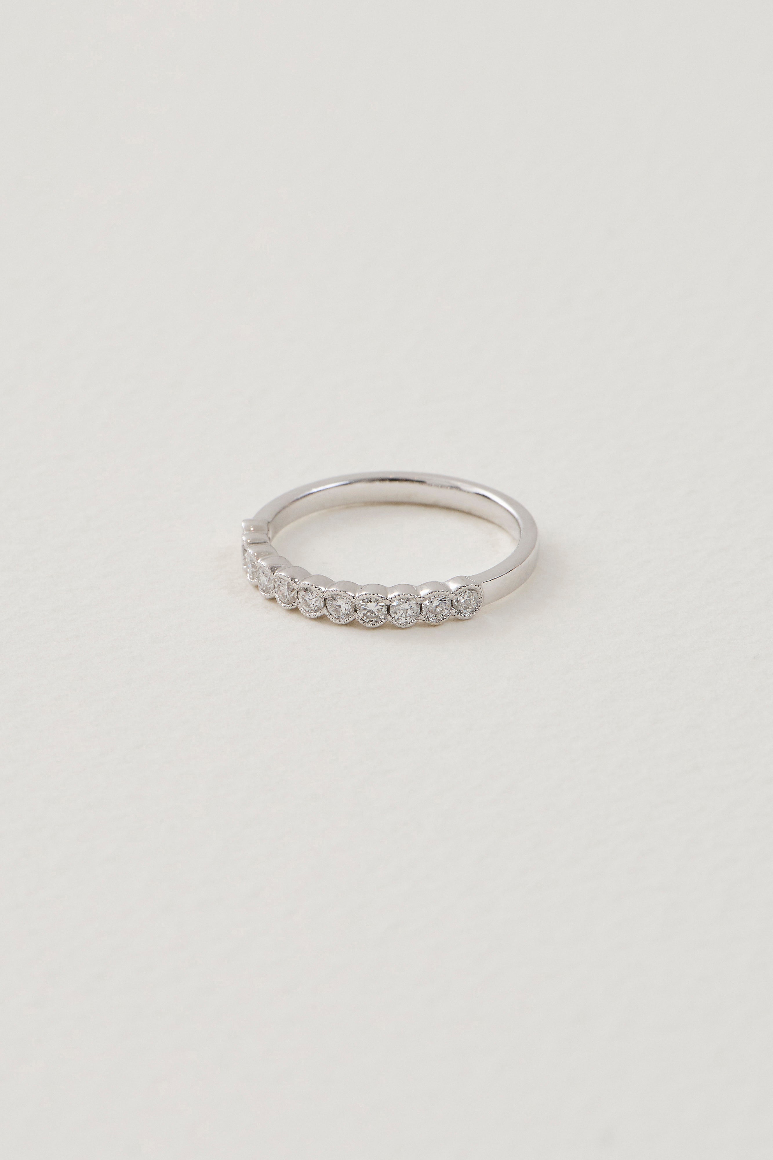 Diamond Half Eternity Band