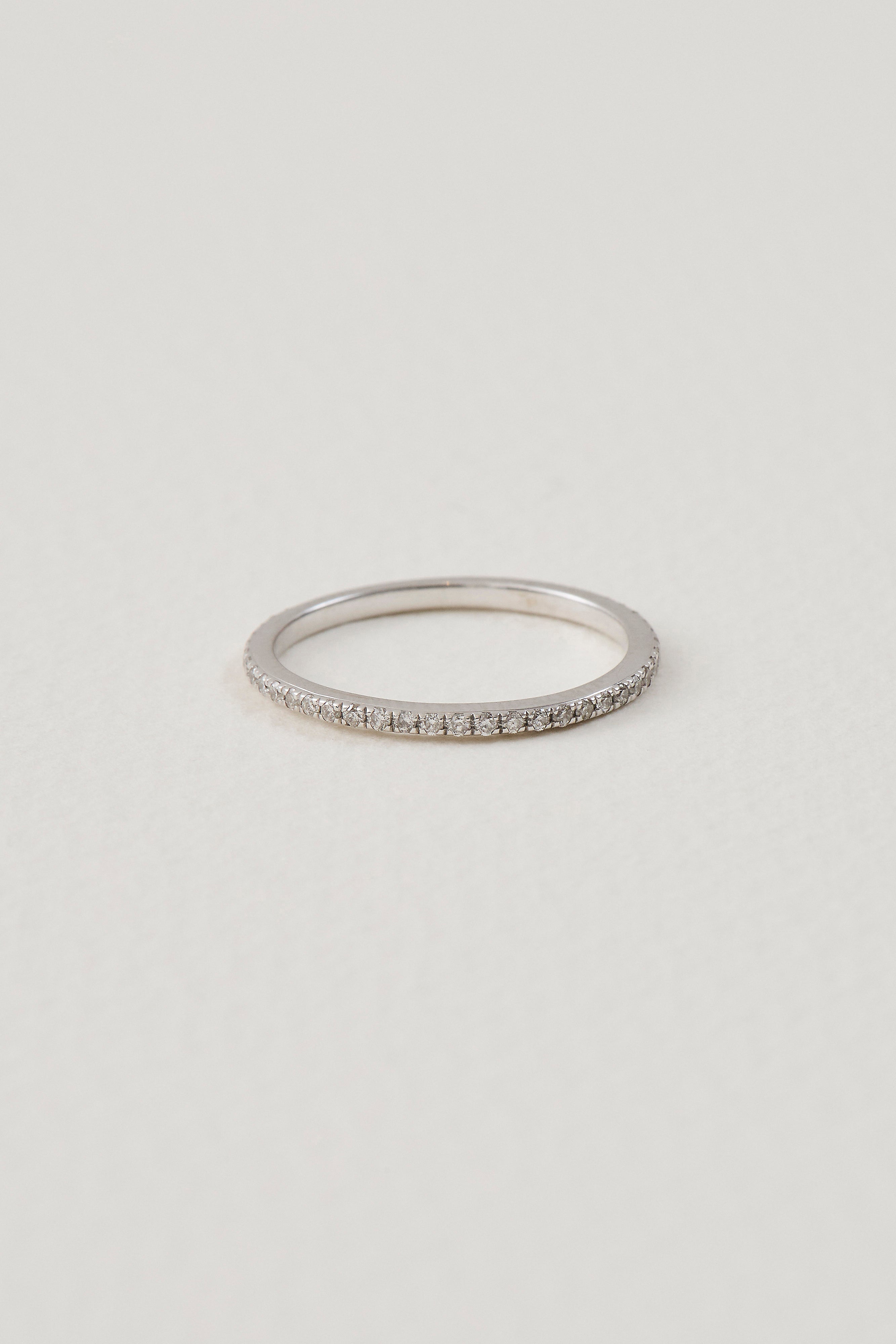 Mid-Century Diamond Eternity Band