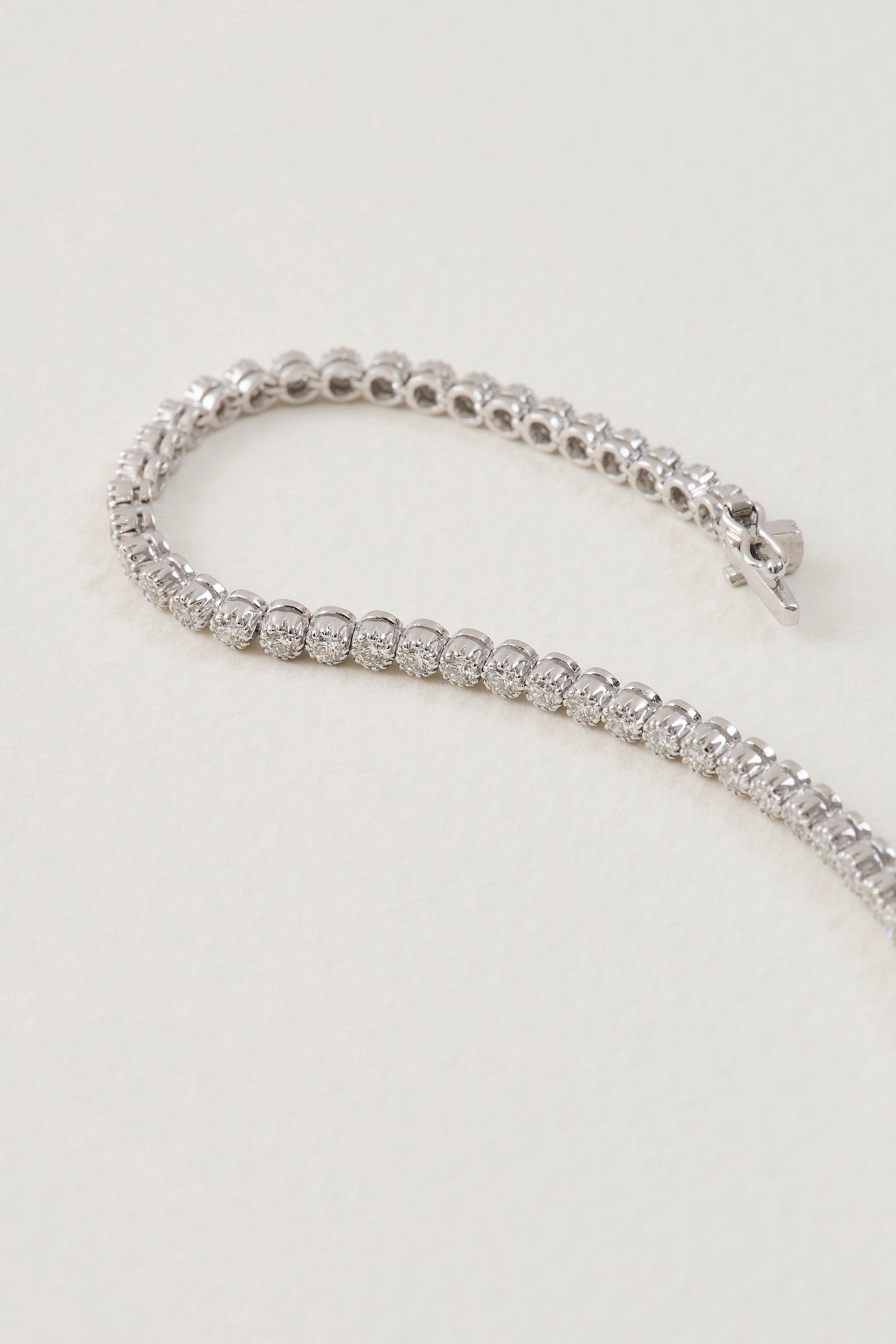 Bezel Tennis Bracelet