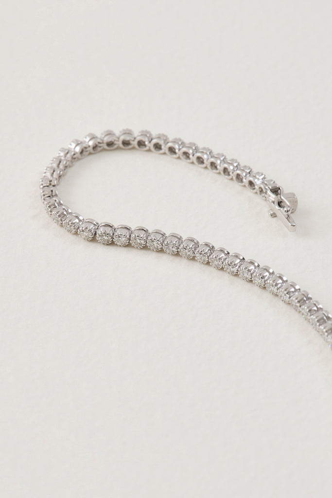 Bezel Tennis Bracelet