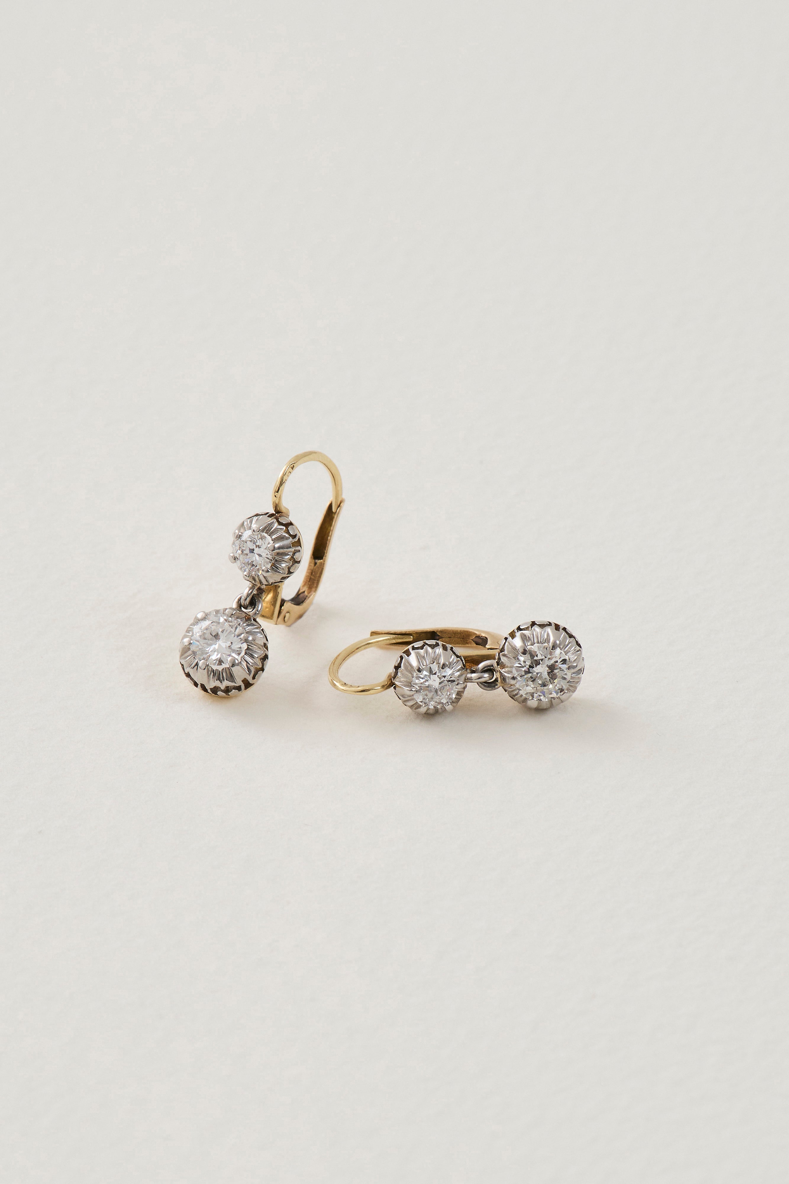 Art Deco Diamond Earrings